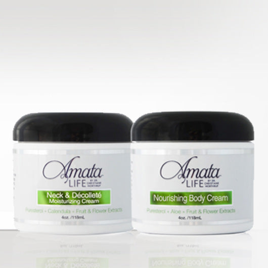 Amata Life's Premium Nourishing Body and Neck & Décolleté Creams Value Package